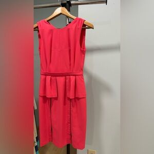 BCBGMaxAzria Vibrant Red Midi Dress